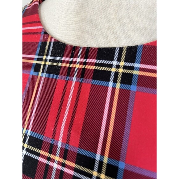 Gretchen Scott Red Plaid Dress Holiday Size XS - Picture 3 of 9